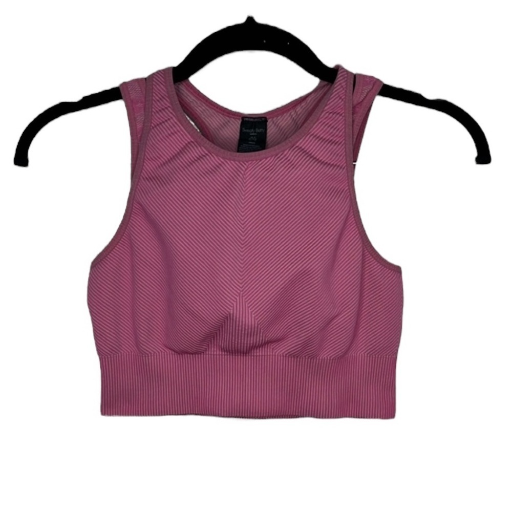 Sweaty Betty Pink High Neck Sports Bra Women's Size M
